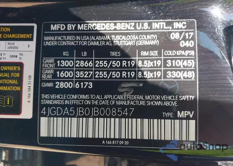 2018 Mercedes-Benz Gle 350 z USA, uszkodzony, nr VIN 4JGDA5JB0JB008547